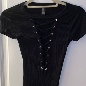 Lace Up Bodysuit